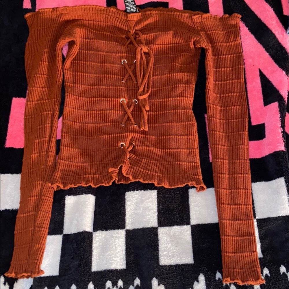 off the shoulder shirt from rue 21